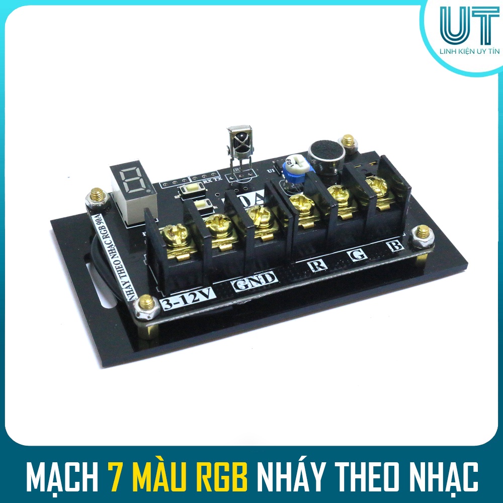 Mạch 7 Màu RGB Nháy Theo Nhạc - Công Suất 12A 90A - OneLED