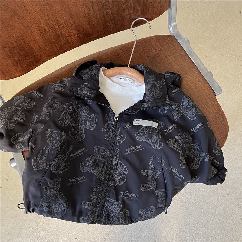 Áo Khoác Có Mũ Trùm Thời Trang Mùa Xuân Dành Cho Bé Trai 2022