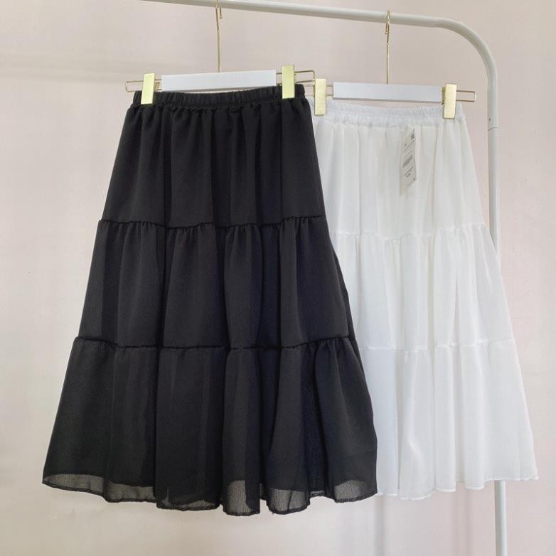 [ Mã FADIRECT5K giảm 5K đơn bất kỳ] Chân Váy Vintage HÀN QUỐC 2 Màu⚪️⚫️chân váy 3 tâng⚪️⚫️đầm tiểu thư | BigBuy360 - bigbuy360.vn