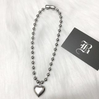 Ball chain 8li + charm heart