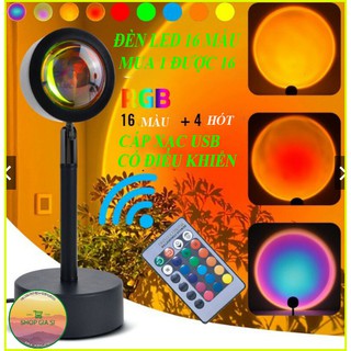 Đèn Led Chụp ảnh Selfie Sống ảo Hót Tiktok Hoàng Hôn Đỏ,Cầu Vồng,Nắng Vàng,Mặt Trời