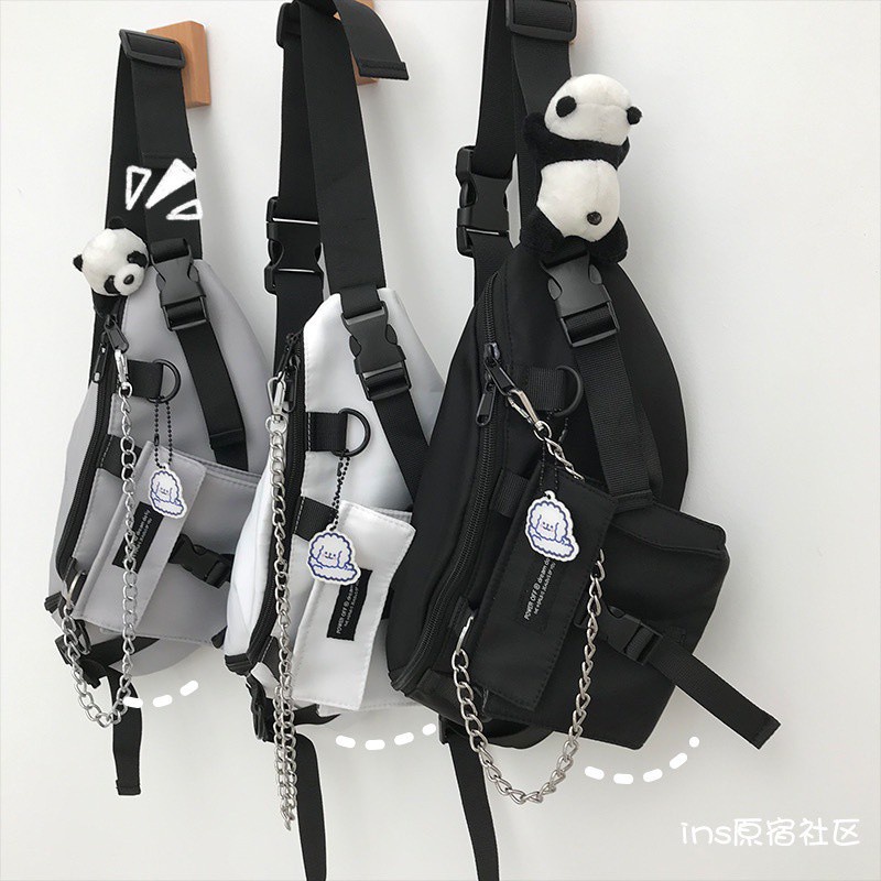 Balo đeo chéo nam unisex thời trang ulzzang hàn quốc,túi đeo chéo nữ trước ngực