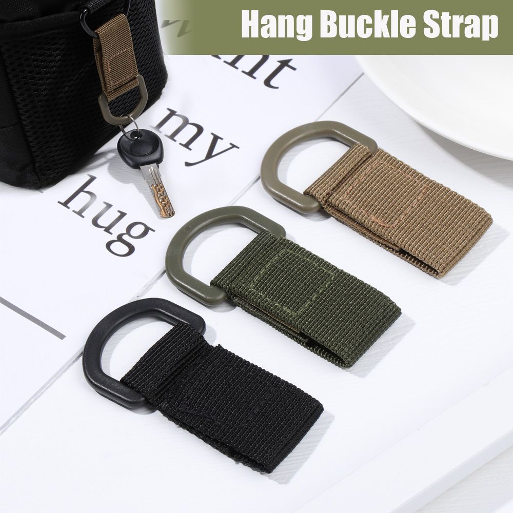 Móc Khóa Dây Nylon Bền Bỉ Nhỏ Gọn Đa Màu Sắc Dành Cho Hoạt Động Thể Thao Ngoài Trời