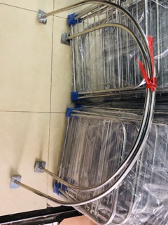 Khung thay đồ inox (ko kèm rèm)