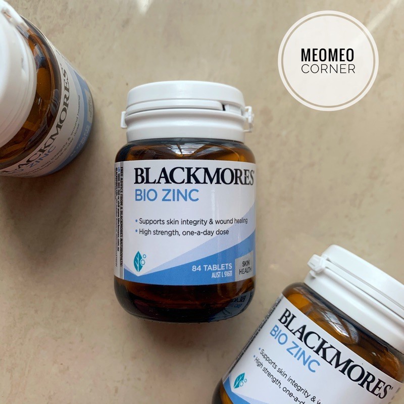 [ Tem Chemist ] Kẽm Blackmores Bio Zinc 84 viên Úc