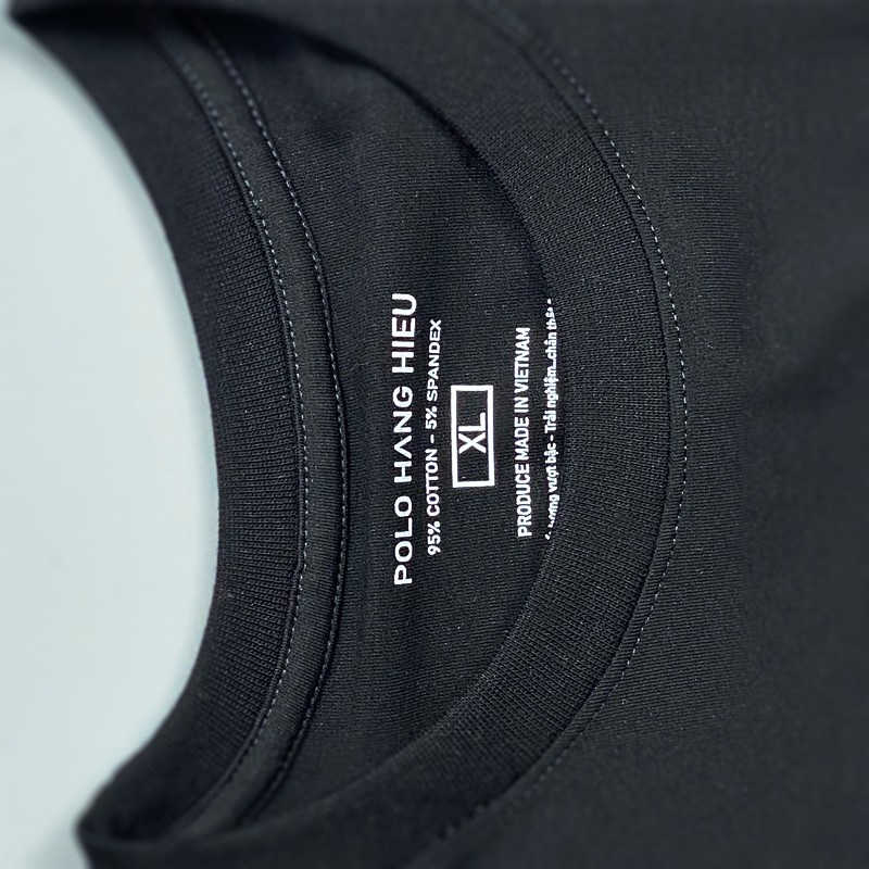 Áo thun nam đẹp cổ tròn, áo phông Cotton 100% co giãn tốt, dày dặn, form Slim fit tôn dáng, có size 95kg - POLO HΛNGHIEU | BigBuy360 - bigbuy360.vn
