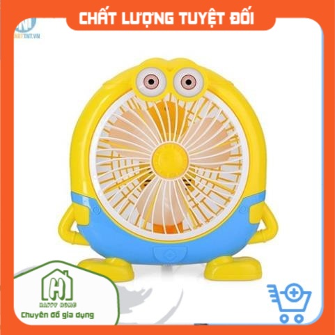 Quạt Mini Để Bàn Cắm Điện Hình Minion Cực Dễ Thương, Thích Hợp Để Bàn Học, Bàn Làm Việc Cho Mùa Hè 2021