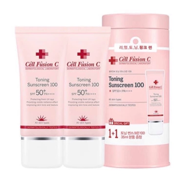 [Mới] [Bill Hàn] Kem chống nắng Cell Fusion C TONING SUNCREEN 100 SPF 50+, PA++++