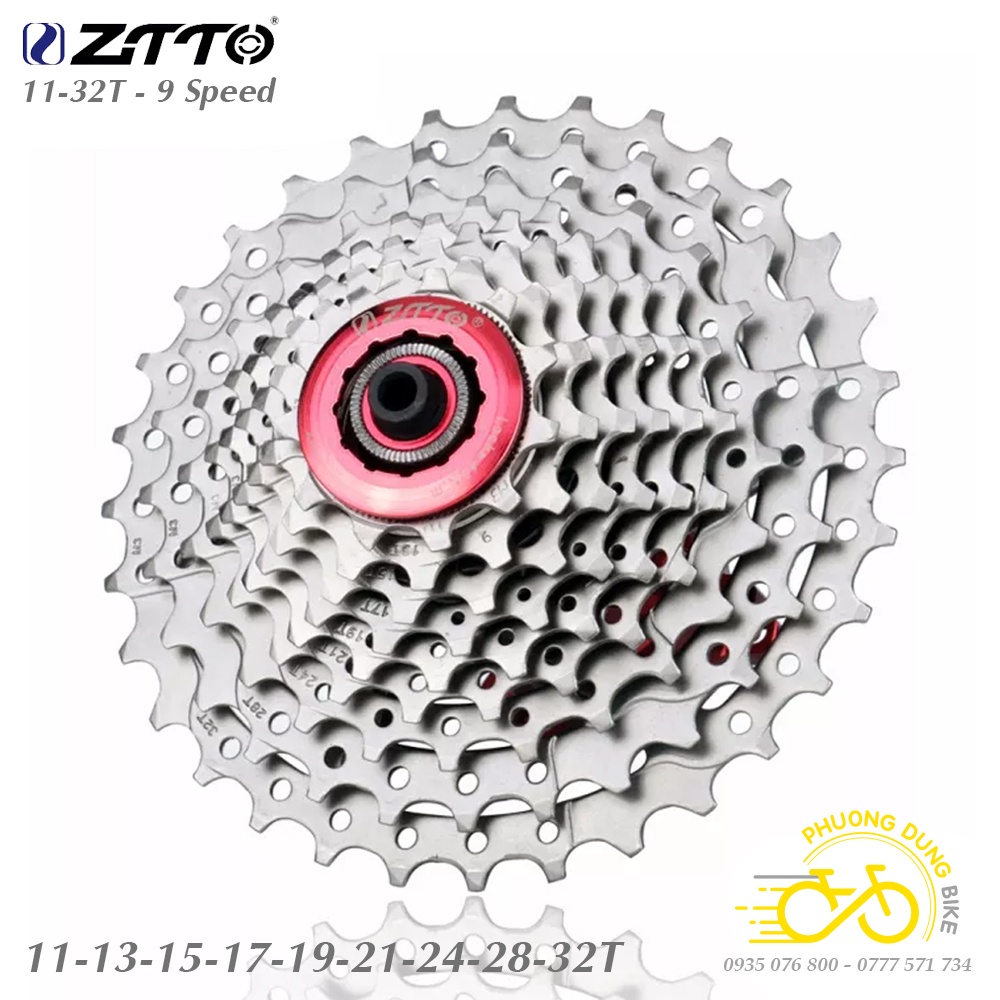 Líp thả líp 9 xe đạp ZiTTO 11-32T
