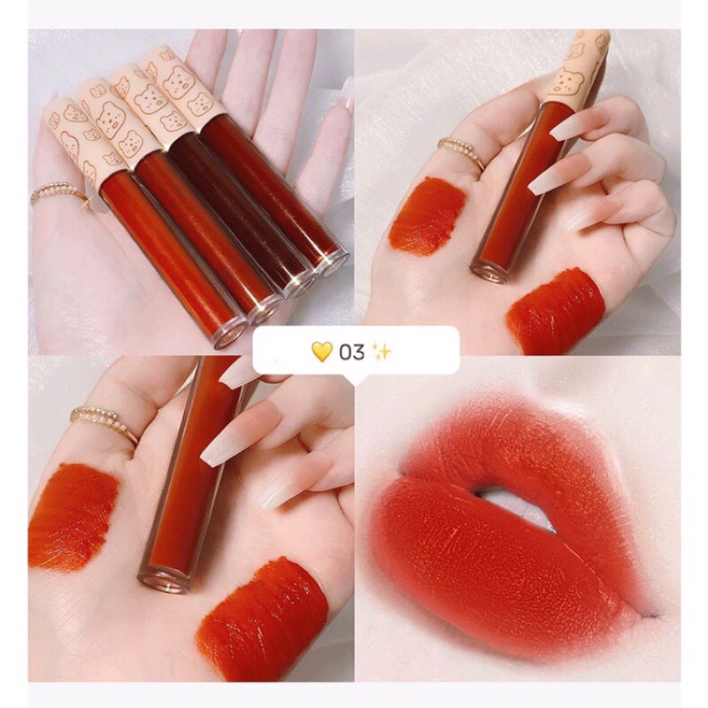 Sét son kem Gấu NYXKISS 4 cây | BigBuy360 - bigbuy360.vn