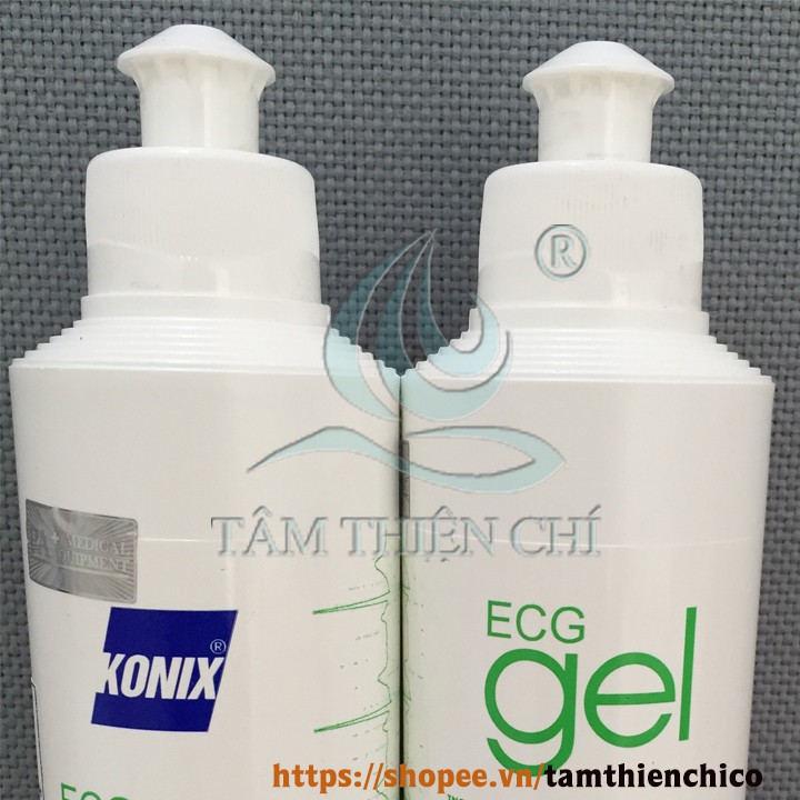 Gel điện tim ECG Konix chai 250ml x bộ 2 chai TTC