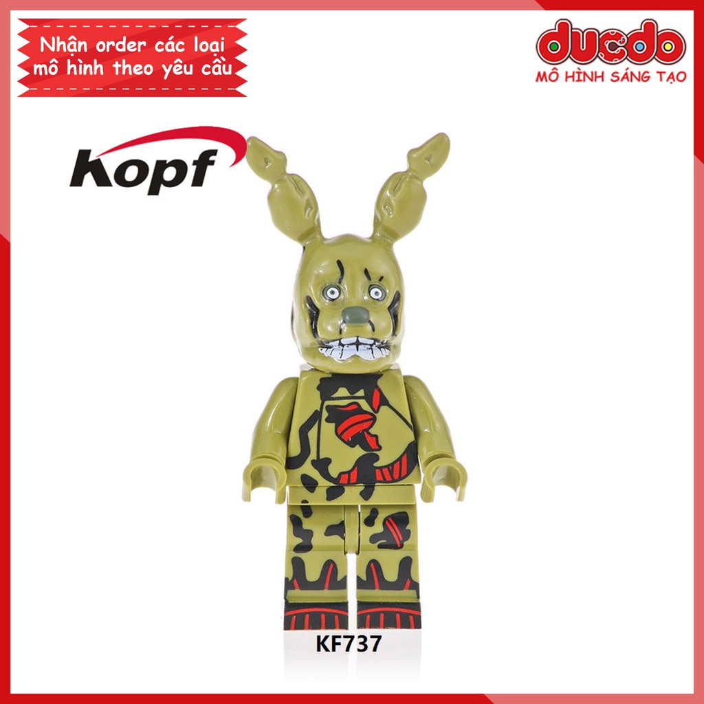 Minifigures các nhân vật trong game Five Nights at Freddy's - Đồ Chơi Lắp Ghép Xếp Hình Mini Mô hình Kopf KF 6071