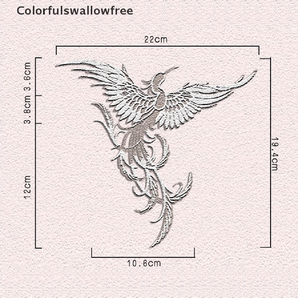 Miếng vá may quần áo hình chim phượng hoàng phong cách trung hoa