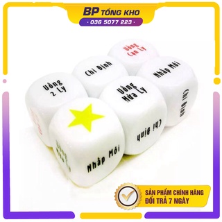 Xúc xắc Xí Ngầu ăn nhậu 6 mặt cho mọi bữa tiệc thêm vui