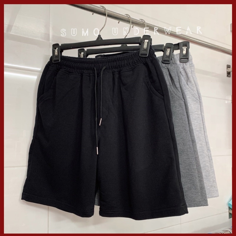 Quần đùi nam Basic chất liệu cotton da cá xịn, mềm mịn, thoáng mát. SUMO Underwear -  quần short unisex.