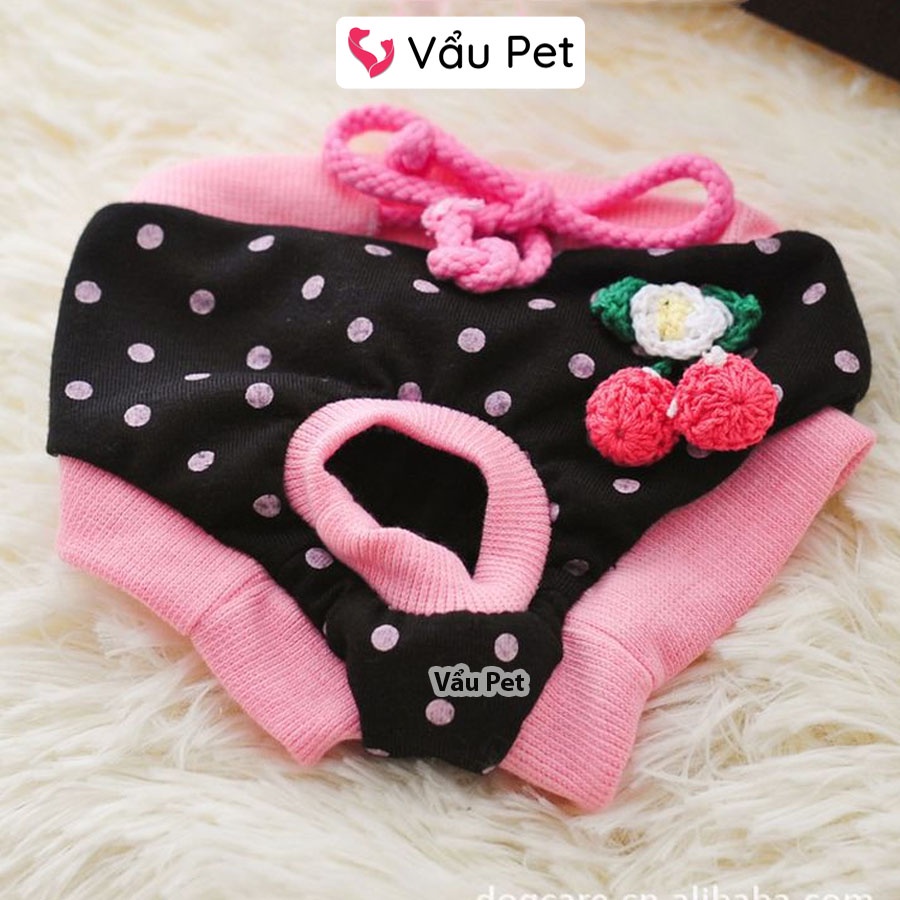Quần Chip Cho Chó Mèo Cái - Quần Sinh Lý Cho Chó Cái Vẩu Pet Shop