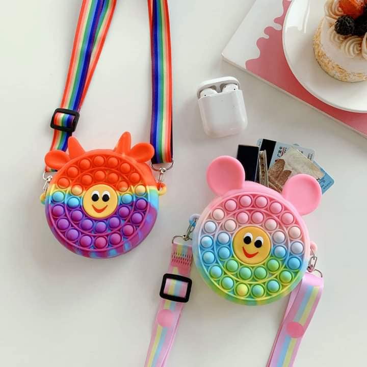 Túi chéo Pop it thỏ và nai