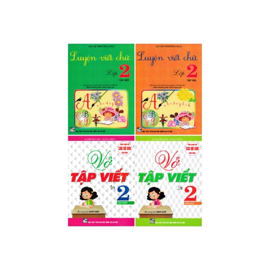 Sách - Combo Vở Tập Viết + Luyện Viết Chữ Lớp 2 (Theo Chương Trình Giáo Dục Phổ Thông Mới) (Bộ 4 Cuốn)