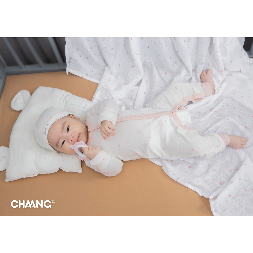 Chaang Body sơ sinh dài tay cúc giữa Dreamy cho bé