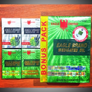 Dầu Gió XANH EAGLE BRAND MEDICATED OIL 24ml (hàng Mỹ chữ vàng)