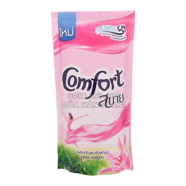 【MẪU MỚI】Nước Xả Vải Comfort Thái Lan 580ml Màu Đỏ Hương Mẫu Đơn