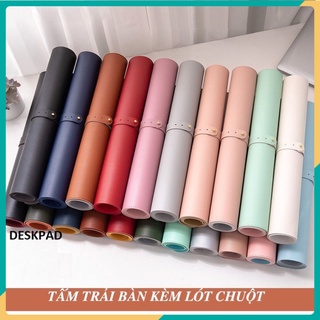 Thảm Da Trải Bàn Làm Việc DeskPad Da Size Lớn Kiêm Miếng Lót Chuột Máy Tính Cỡ Lớn Chống Nước Cao Cấp