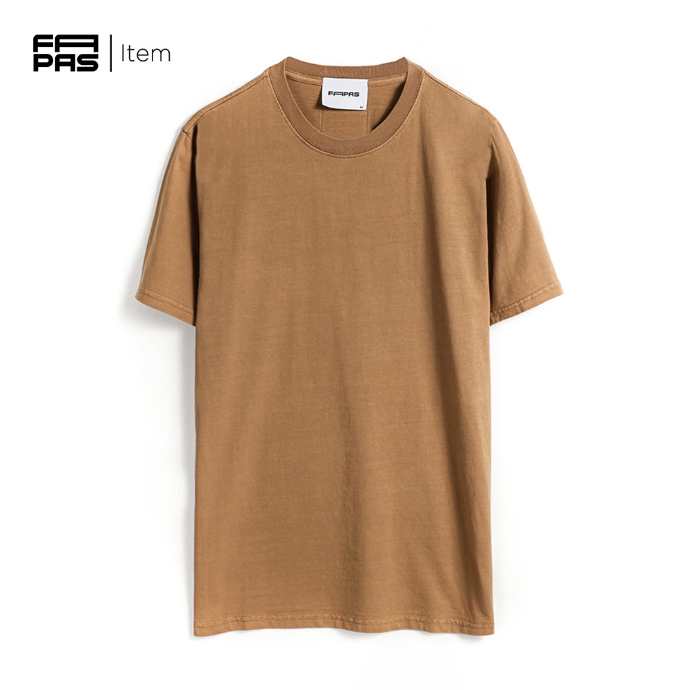 Áo Thun Nam Trơn SS2 Vải Cotton Dày Dặn Màu Sắc Trung Tính Đính Tag Da Xịn Form Rộng - FAPAS