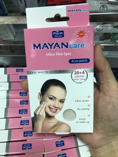Miếng dán mụn MAYAN CARE 20+4 Miếng