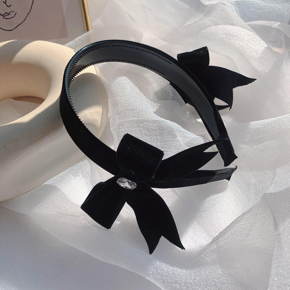 Cài Tóc Vải Nhung Màu Ngà Ngọt Ngào Thời Trang Cho Nữ