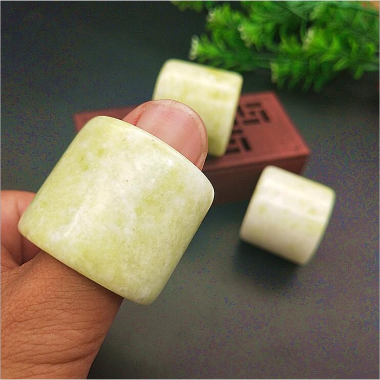 Nhẫn Ngọc Bích Tự Nhiên Màu Xanh Ngọc Bích Mở Rộng Cho Nam Và Nữ