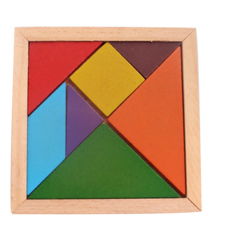 Bộ ghép hình trò chơi trí uẩn tangram phát triển trí tuệ cho bé