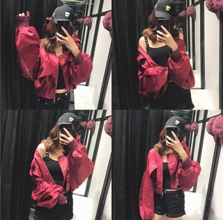 Áo khoác Bomber lững