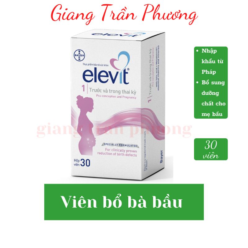 [Nhập khẩu chính hãng] Elevit - vitamin tổng hợp trước, trong và sau thai kỳ