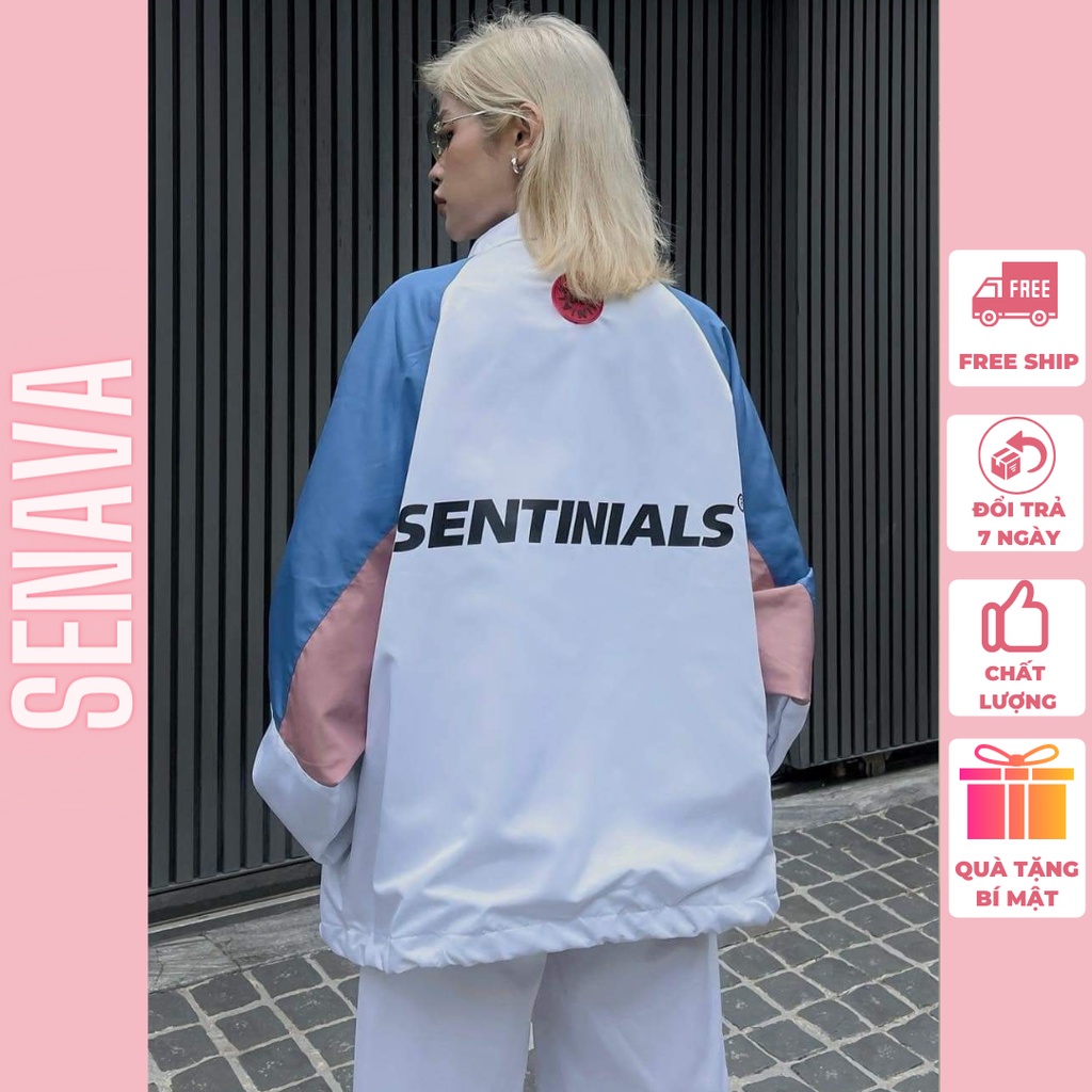 Áo khoác dù nữ nam Jacket 2 Lớp, Áo khoác gió Ulzzang Bomber Unisex SENAVA AK48