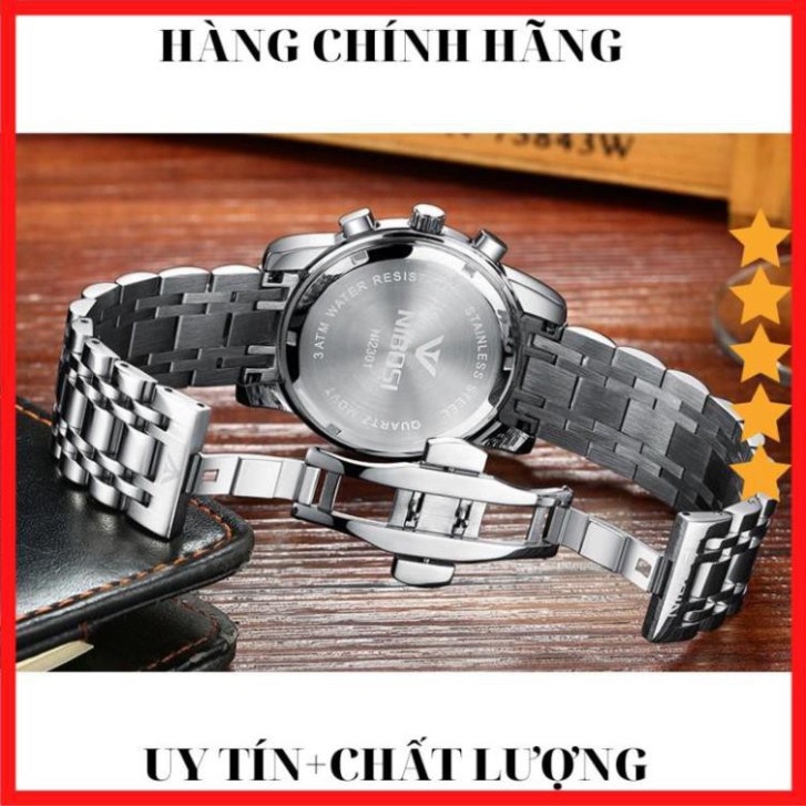 M09 [ HÀNG CAO CẤP ] Đồng Hồ Nam Nibosi 1985 Kính Tráng Sapphire Chạy Full Kim + Fullbox + Full Phụ Kiện 4 H247