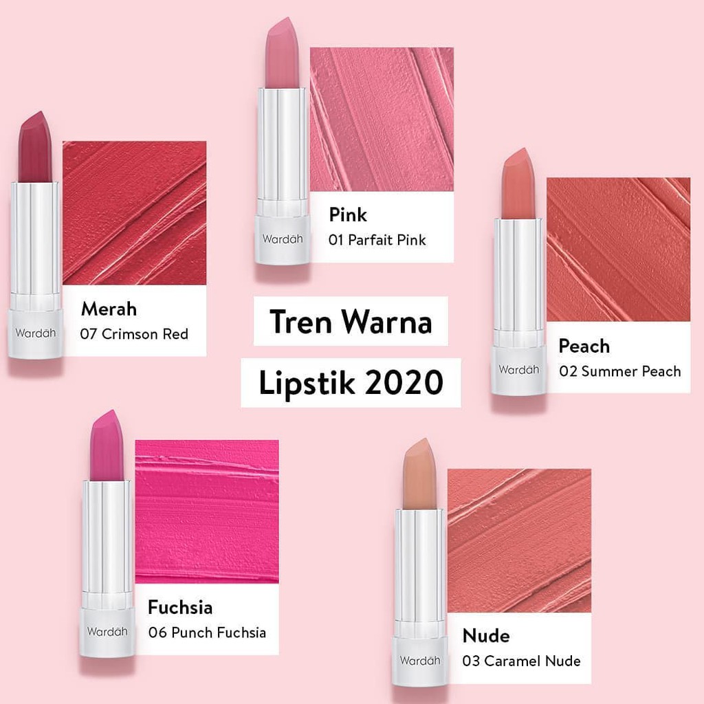 (hàng Mới Về) Son Môi Lì Siêu Nhẹ Wardah Colorfit 3.6g | BigBuy360 - bigbuy360.vn