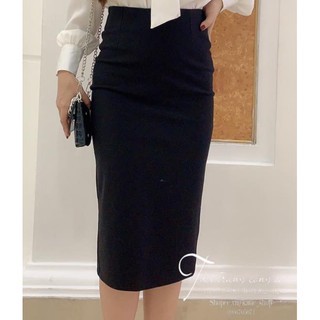 Chân Váy Bút Chì ,Chân Váy Công Sở Xẻ Sau Chất Thun Umi Co Giãn Dài 68cm. | BigBuy360 - bigbuy360.vn