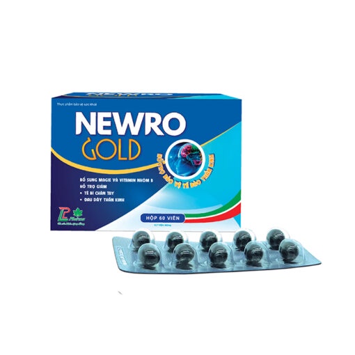 NewRo Gold giảm tê bì chân tay, đau dây thần kinh