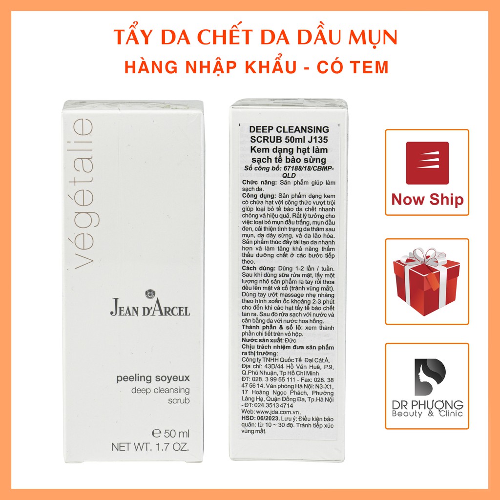 Tẩy da chết Jean D’arcel (50ml)