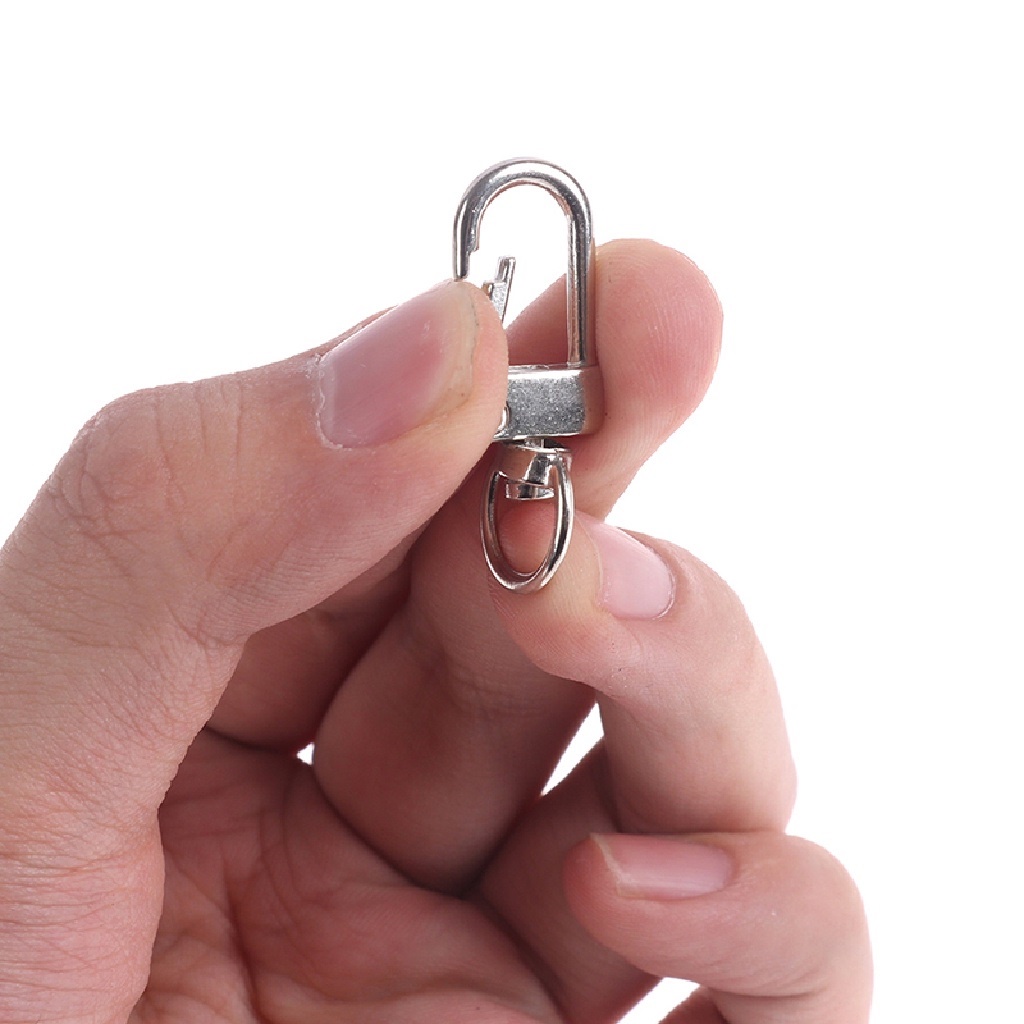 Set 5 móc khóa càng cua mini 12*34mm làm thủ công gắn chìa khóa, túi xách