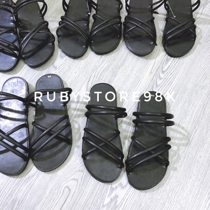 Dép cao su quai chéo siêu bền