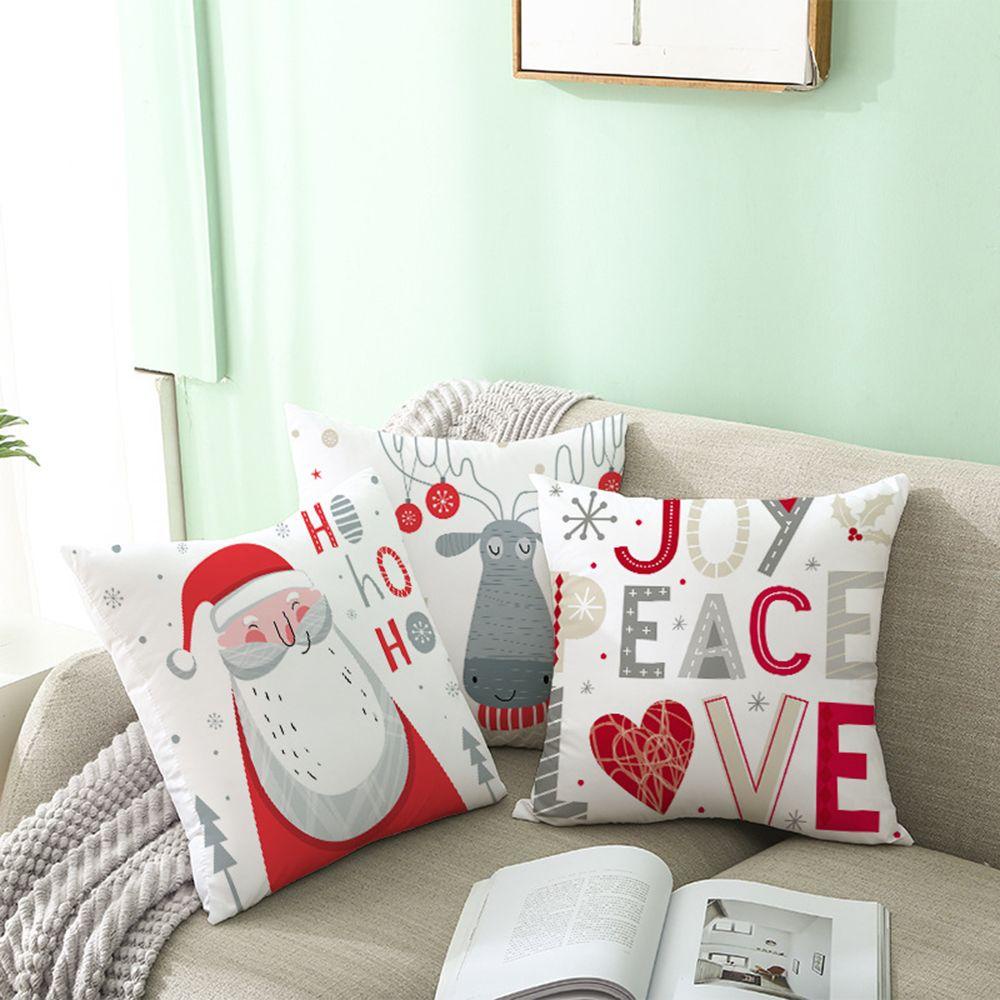 LANFY Vỏ Gối Sofa Trang Trí Chủ Đề Giáng Sinh