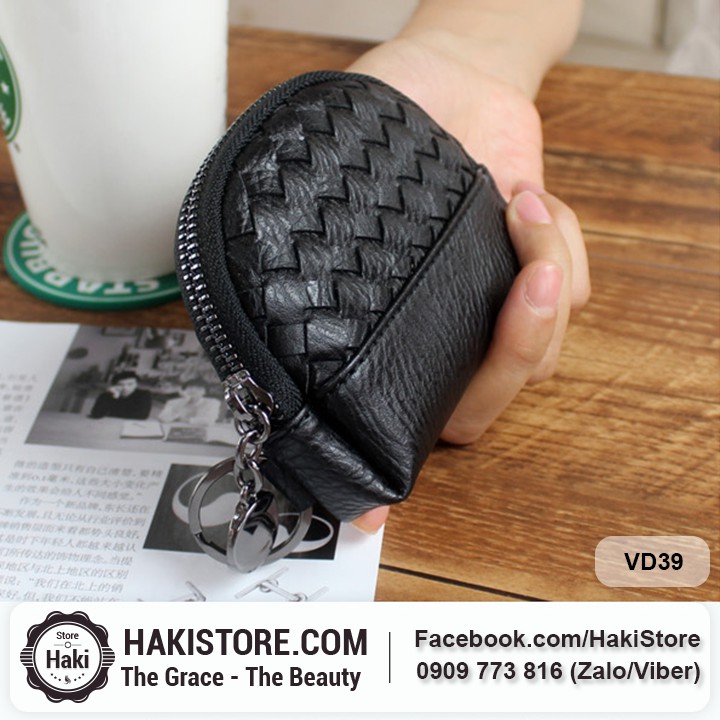 🍀 Ví tiền mini phối sọc viền dễ thương - VD39 | BigBuy360 - bigbuy360.vn