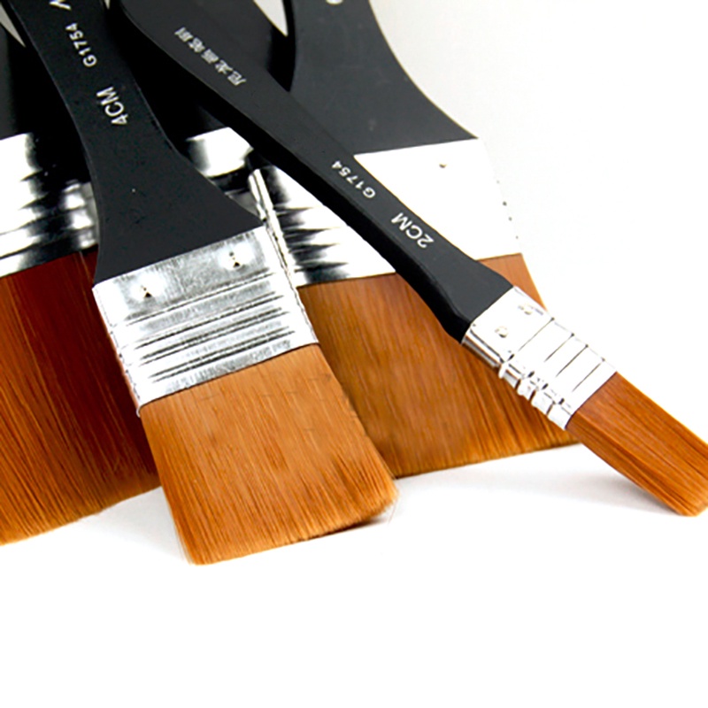 1 Cọ Vẽ Màu Nước Tay Cầm Gỗ Sợi Nylon