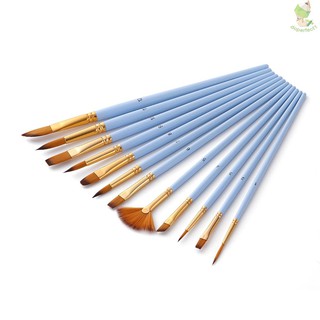 Set 12 Cọ Vẽ Tranh Màu Nước Chuyên Nghiệp