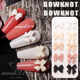 Charm nơ trang trí đính móng, phụ kiện nail hình nơ nail - nailmishops