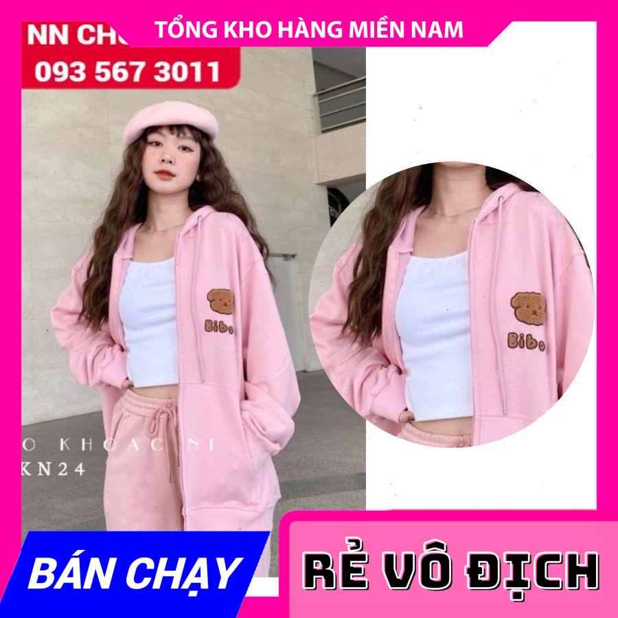 ÁO KHOÁC NỈ IN HÌNH XINH AKN ⚡ẢNH THẬT⚡ ÁO NỈ DÂY KÉO NỮ ⚡ KHOÁC NỮ CHẤT NỈ BÔNG  MY