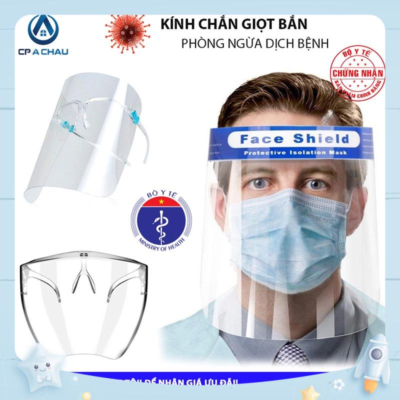 Kính chống giọt bắn FACE SHIELD chống dịch, Kính chắn bảo hộ che mặt phòng dịch các loại CPACHAU