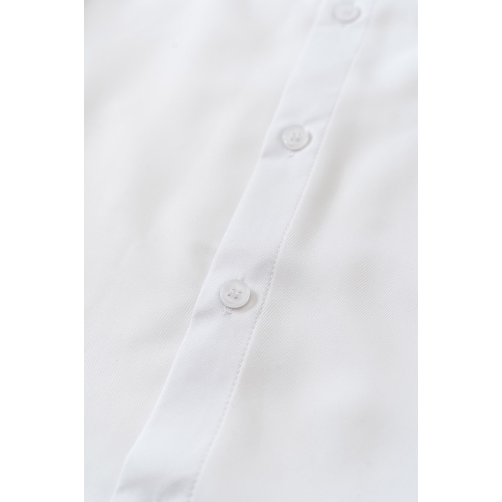 Áo SƠ MI trắng nam dài tay đẹp vải COTTON giữ form bền bỉ, chống nhăn, sơ mi công sở thời trang nam lịch sự