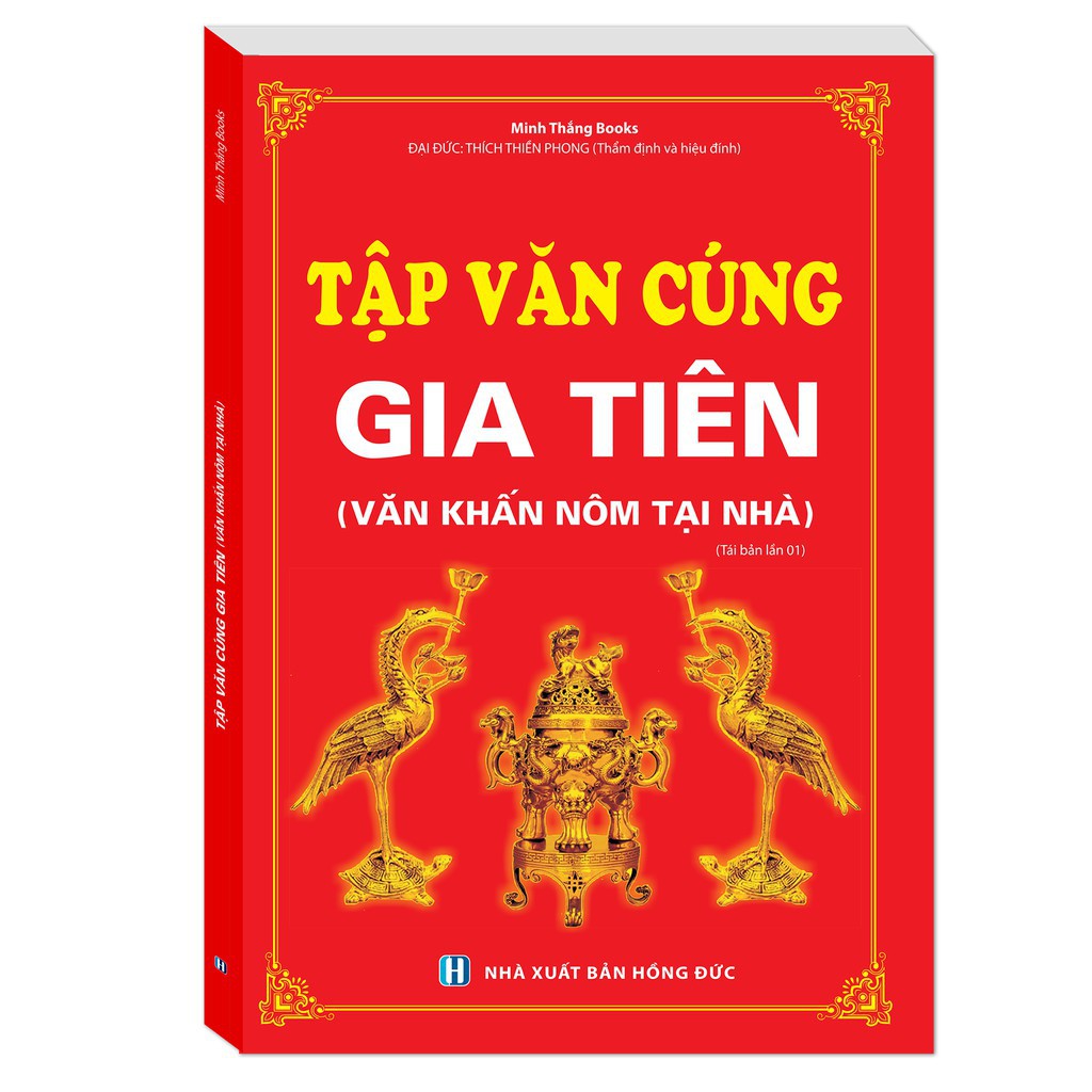 Sách - Tập văn cúng gia tiên (Văn khấn nôm tại nhà)